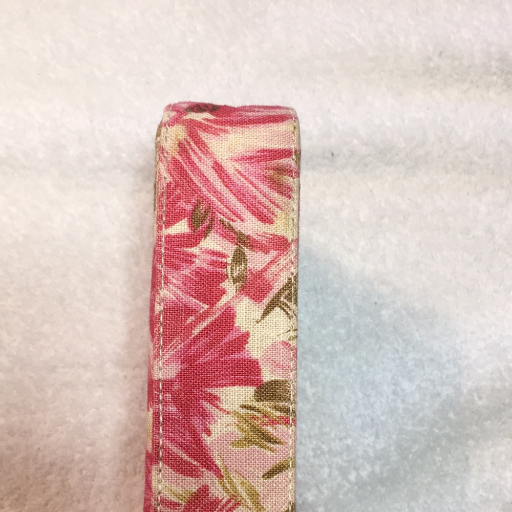 Kate Spade Charlotte Fleur pink floral linen shoulder bag - Picture 13 of 16